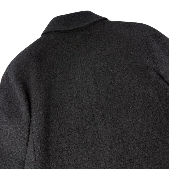 CHANEL Vintage 95A CC Mark Logo Jacket #38 Mohair Wool Black Gold [106212] - Picture 6 of 12